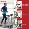 Lifelong FitPro (2.5 HP Peak) Manual Incline Motorized Treadmill for Home with 12 preset Workouts, Max Speed 12km/hr. Bluetooth Speaker|Max. User... - Image 3