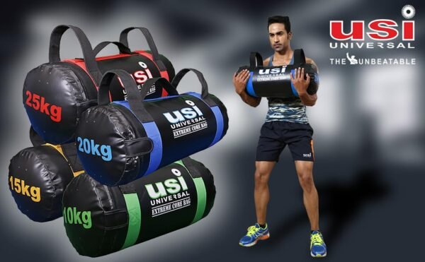 USI UNIVERSAL THE UNBEATABLE Workout Filled Bags for Weight, 15Kg Heavy Duty Lifting Sandbag for Home Gym Fitness for Men & Women, Power Training... - Image 6